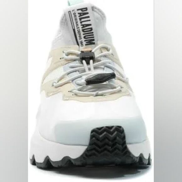 NIB Palladium Women's Thunder Lo's Sneaker - Star White/Sand - Picture 5 of 10